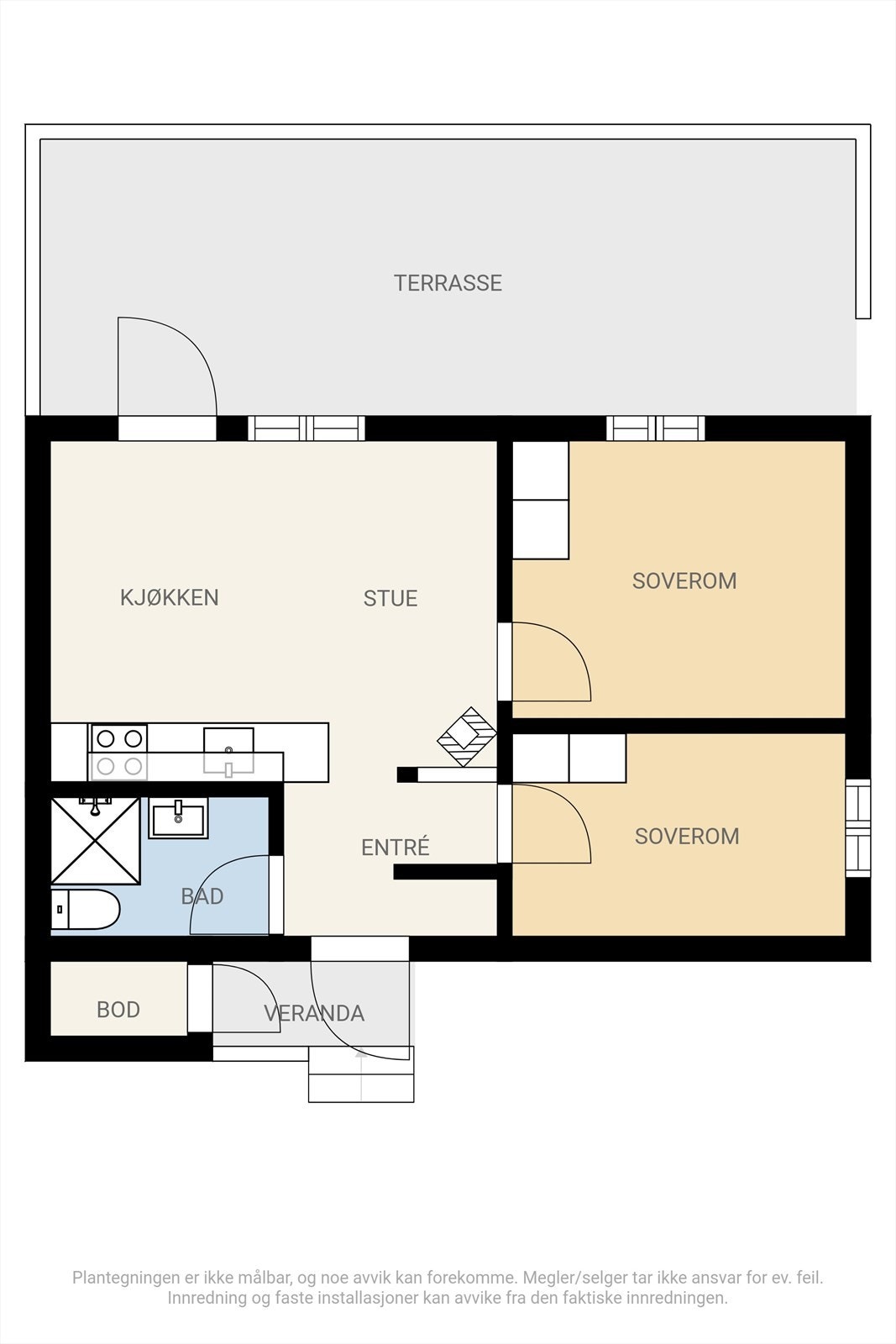 Plantegning Galleribilde