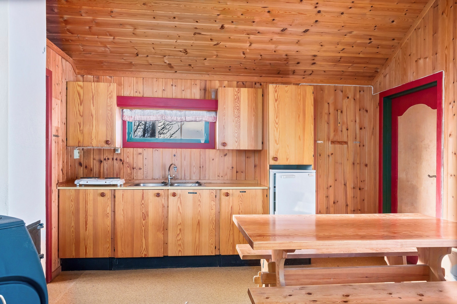 Hyttene har innlagt vann og strøm Galleribilde