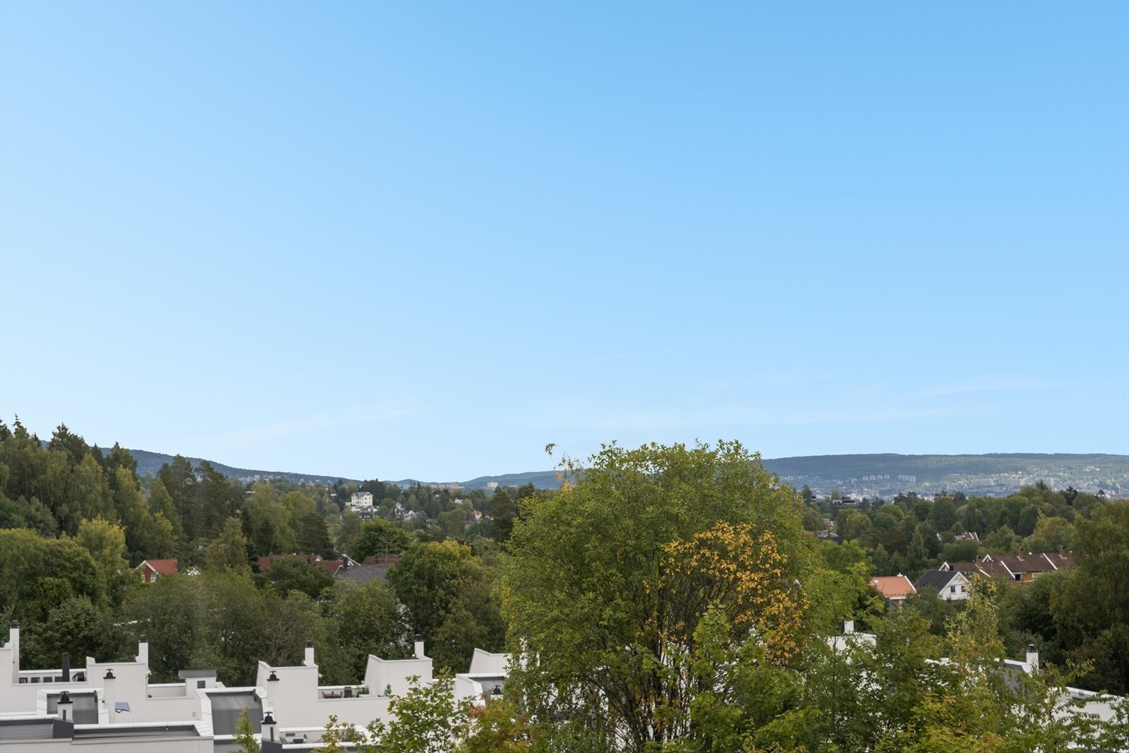 Utsikt fra balkong Galleribilde