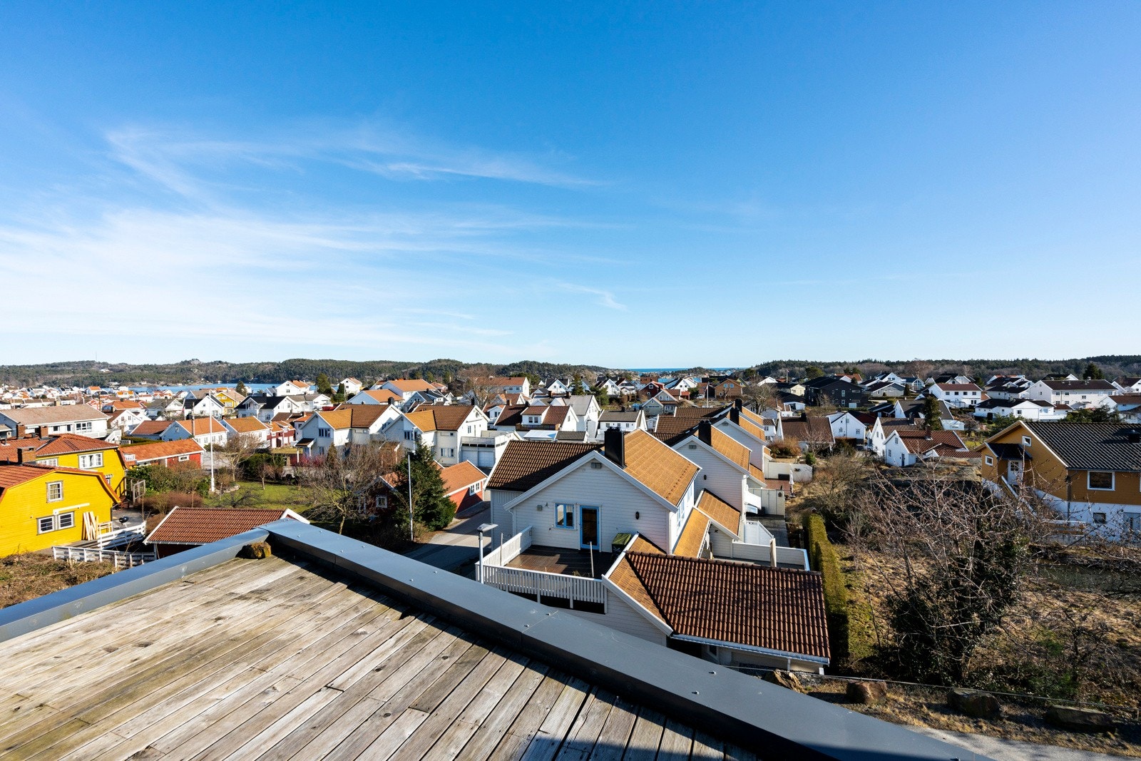 Utsikt fra terrassen Galleribilde