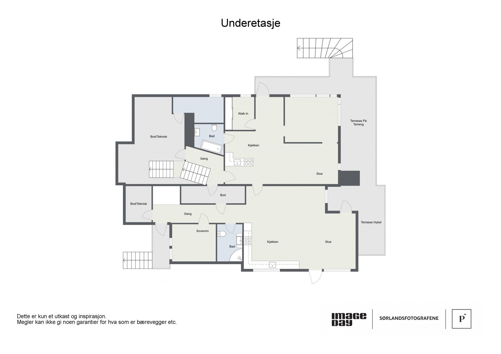 Planskisse u.etg. Galleribilde