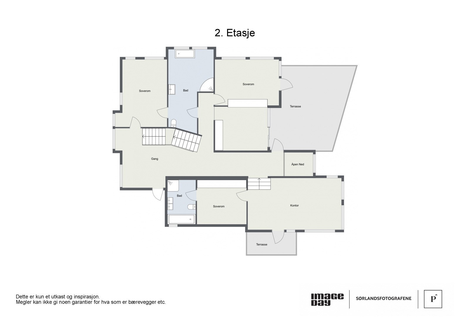 Planskisse 2.etg. Galleribilde