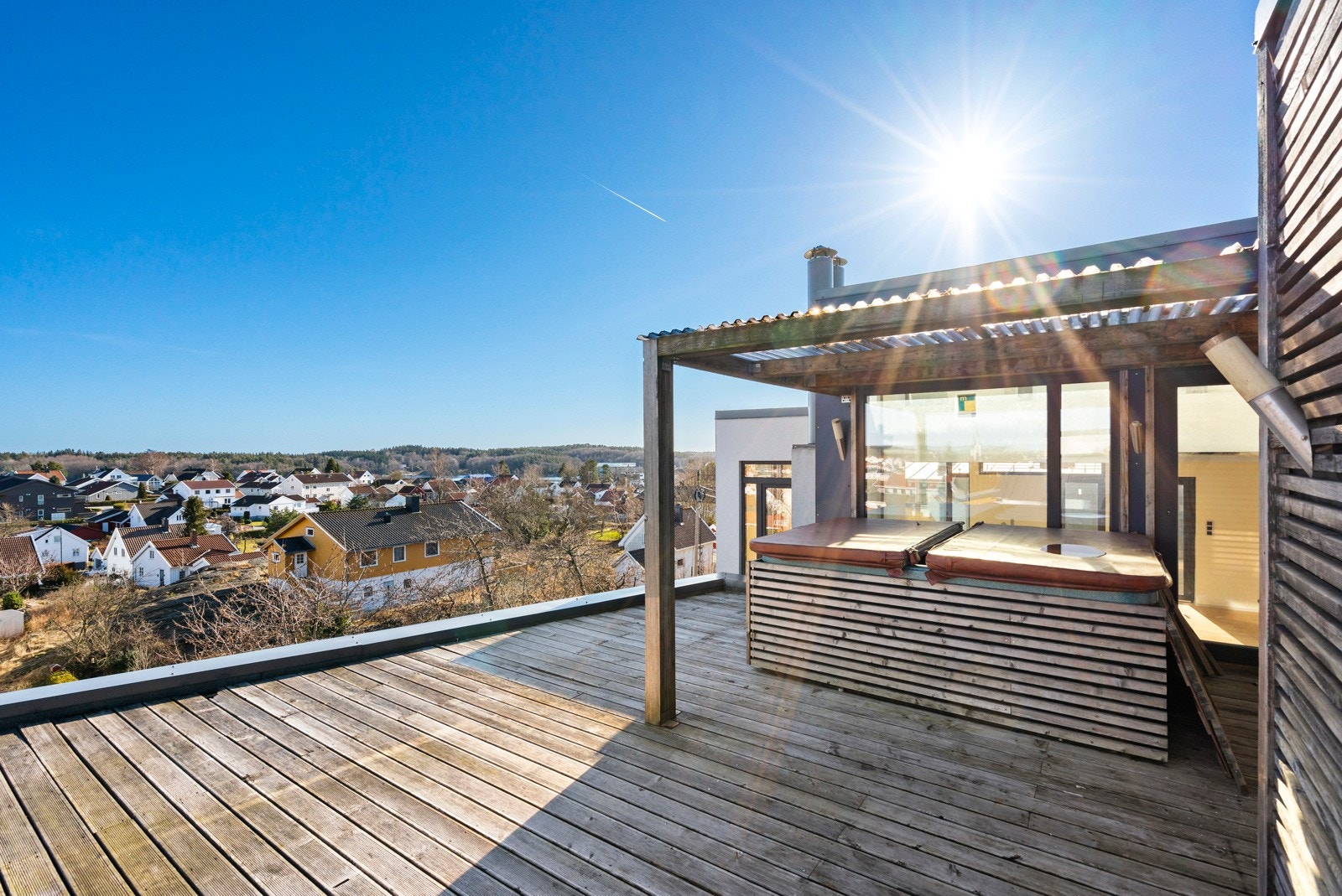 Utsikt fra terrasse 2.etg. Galleribilde