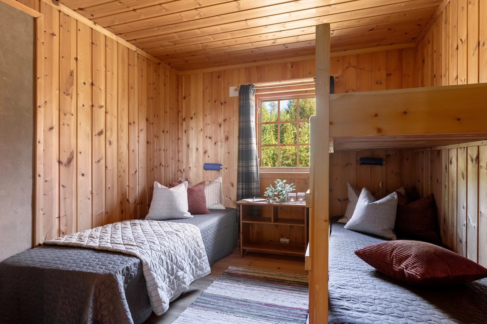 Det er 8 soveplasser i hytta, samt 2 i annekset. Galleribilde