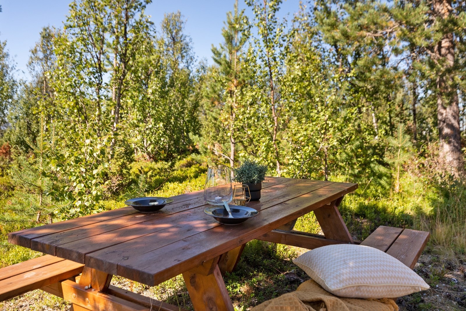 Fine uteområder på eiendommen. Galleribilde