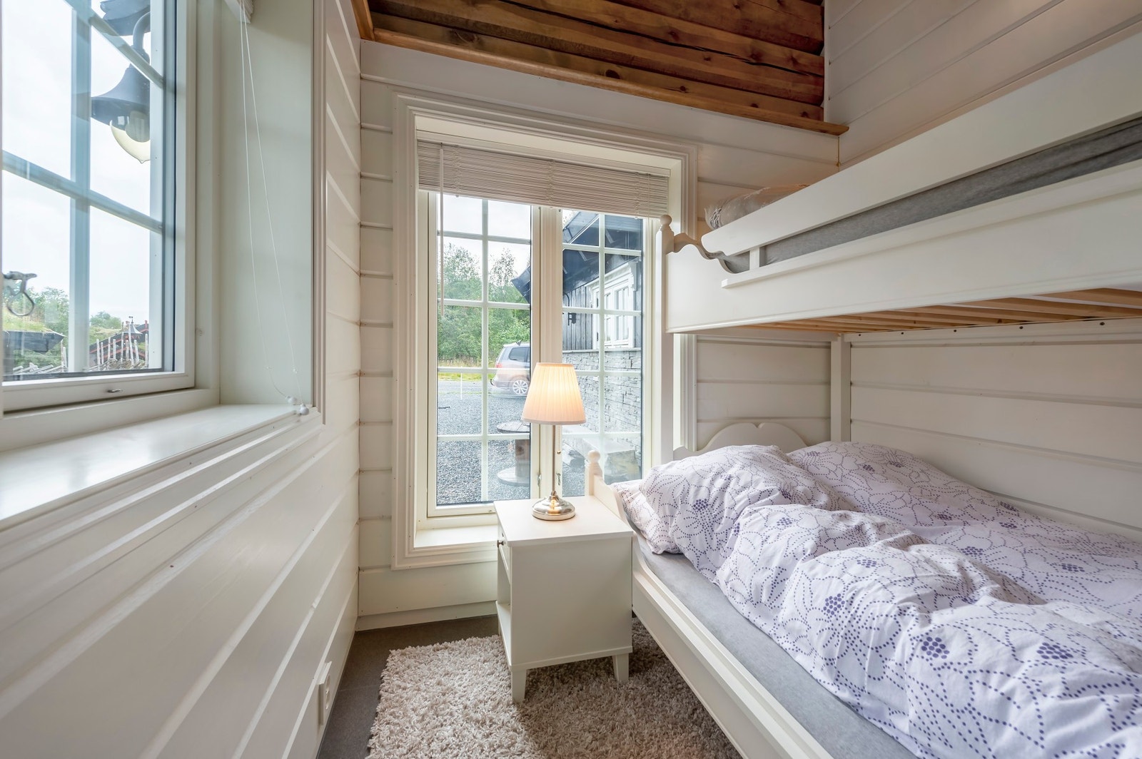 Annekset har to soverom på henholdsvis 5 kvm og 5,2 kvm. Galleribilde