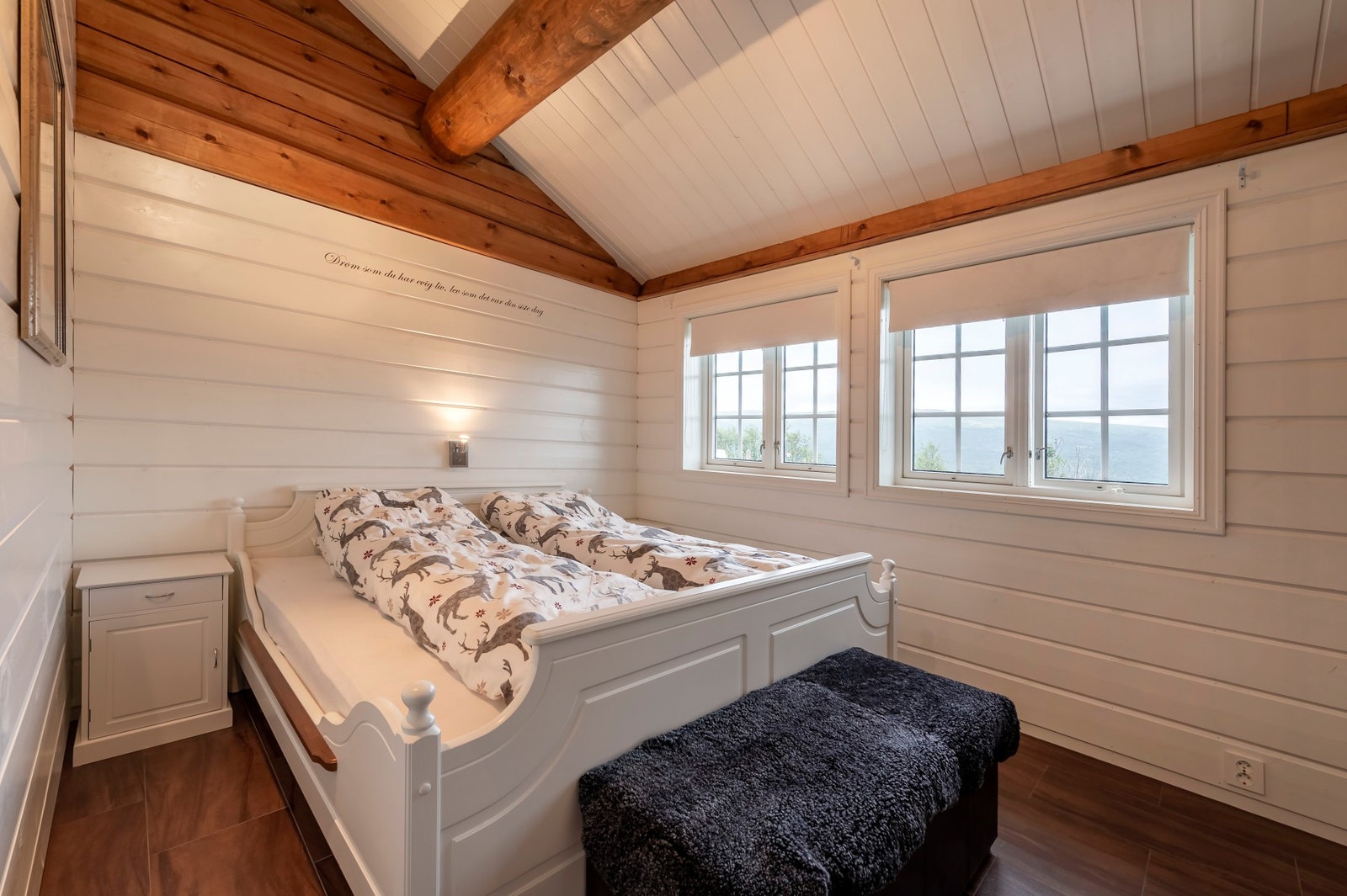 Hytten har 3 soverom. Galleribilde