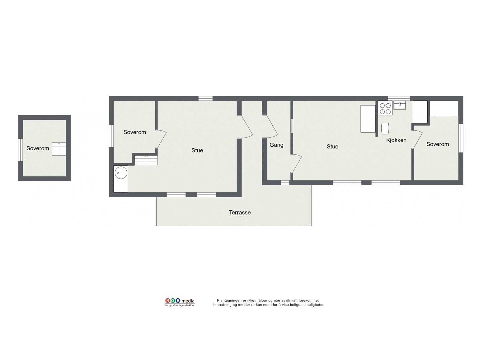 Plantegning Galleribilde