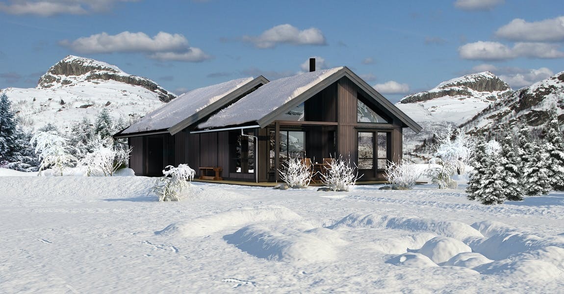 Hytte modeller fra Blåne Galleribilde