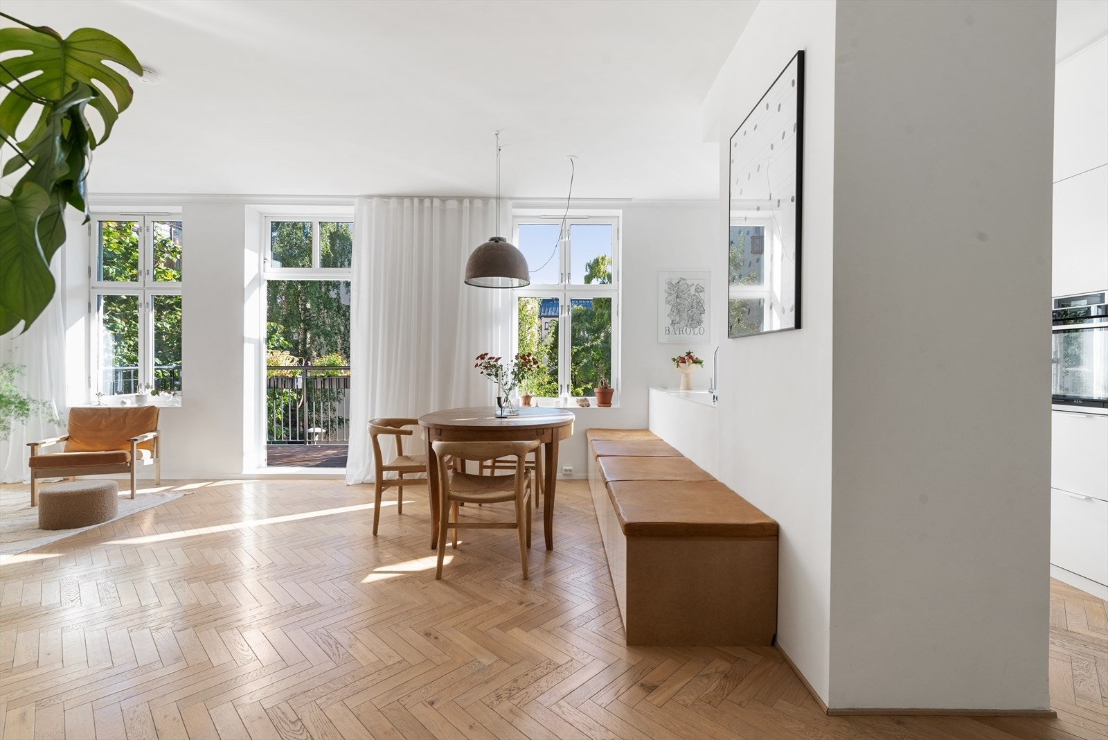 Her er det plass til langbord Galleribilde