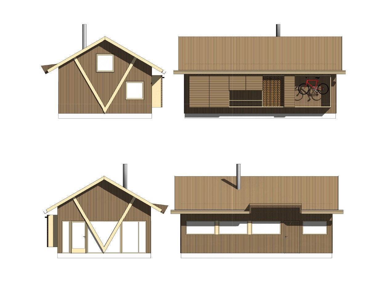 Fasader hyttetypen Orvar Galleribilde