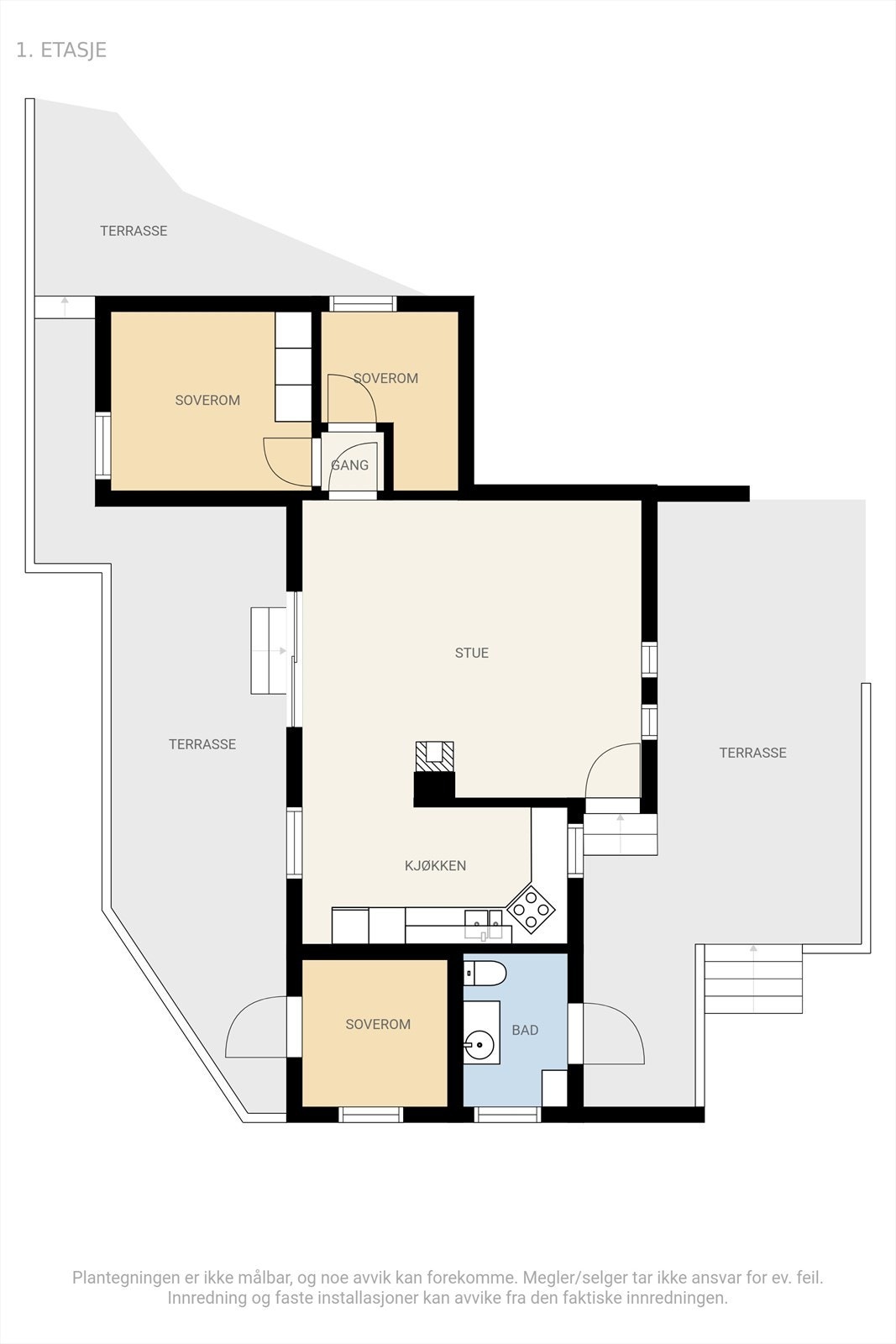 Plantegning Galleribilde