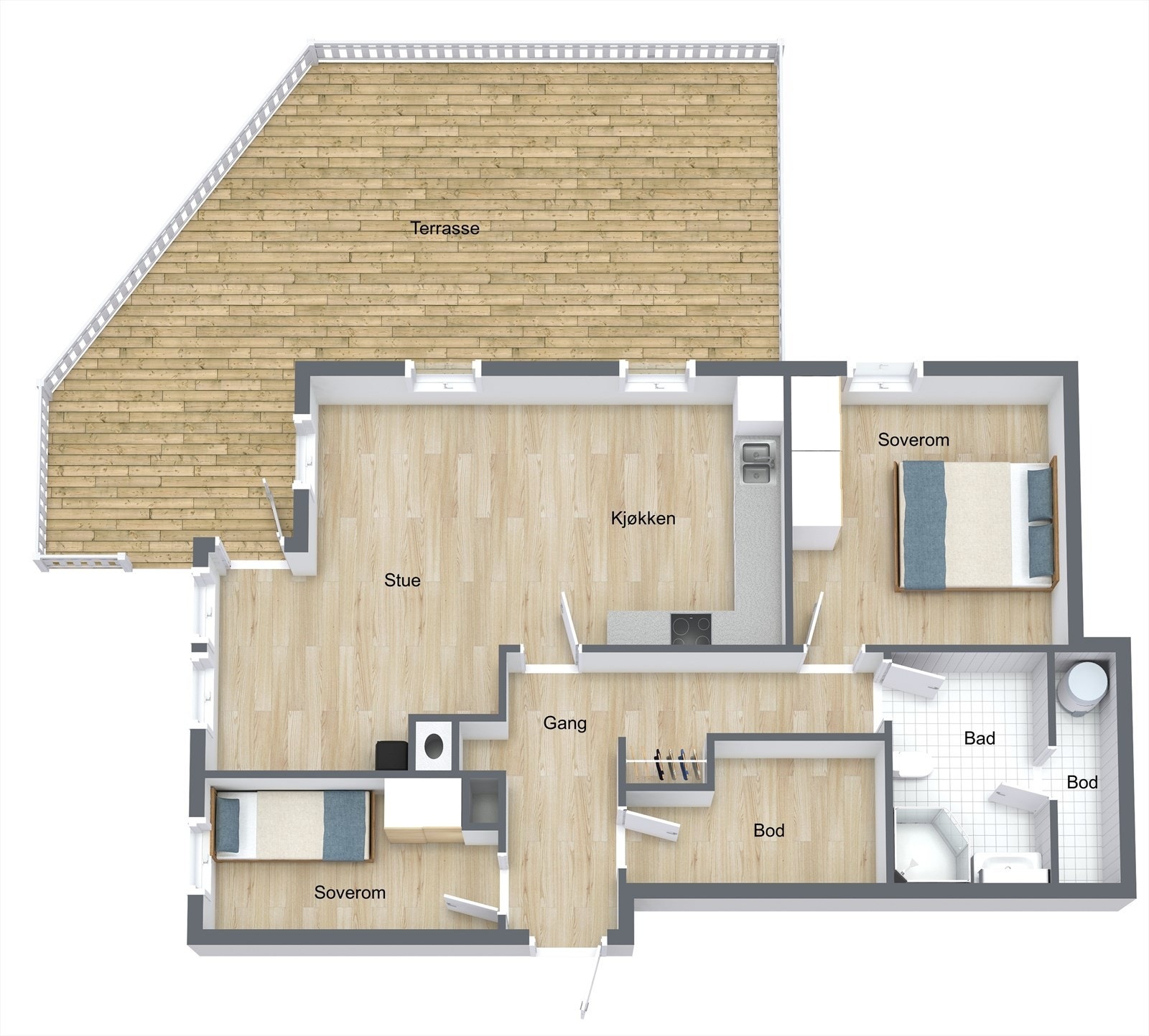 3D Tegning Galleribilde