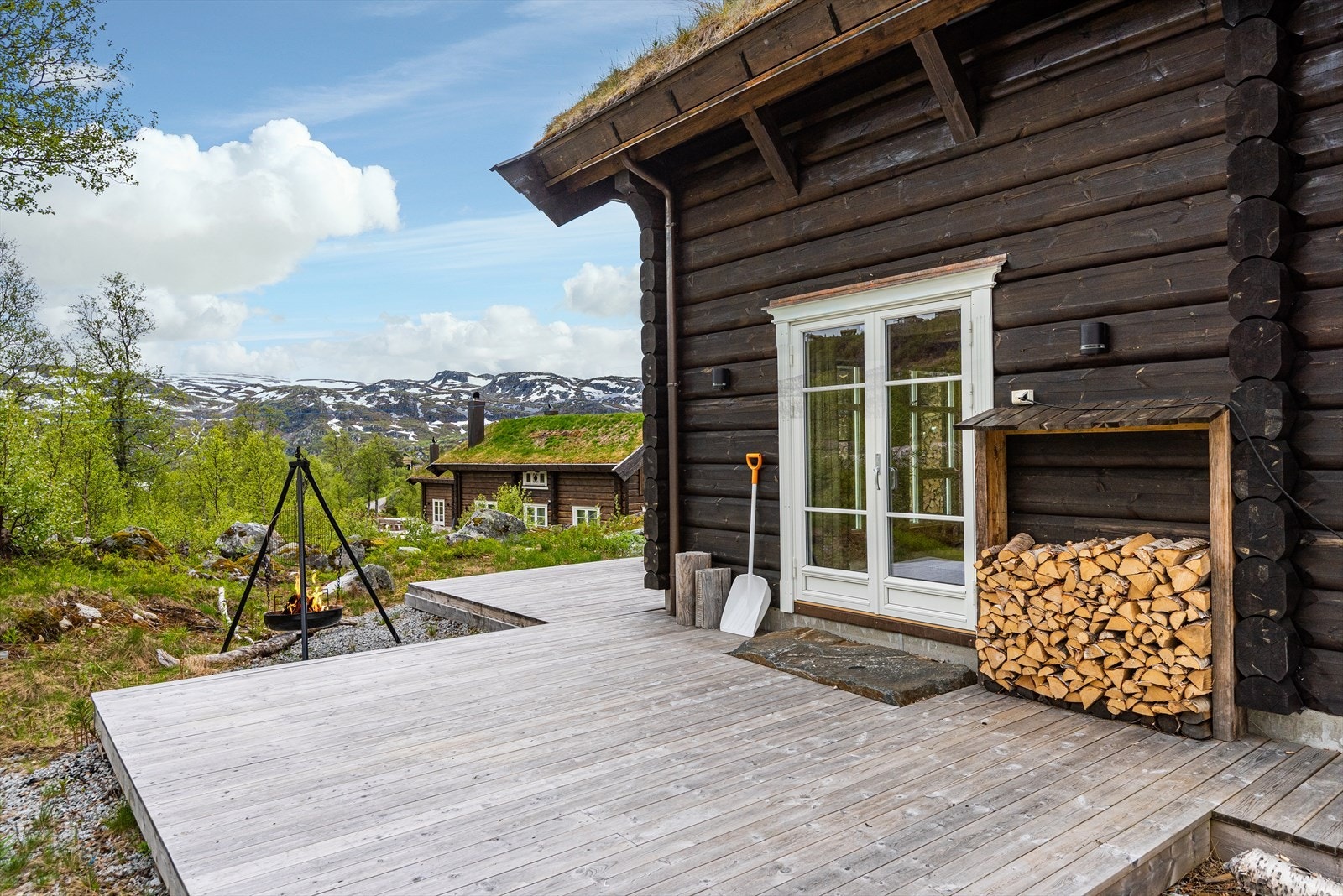 Solrikt uteområde Galleribilde