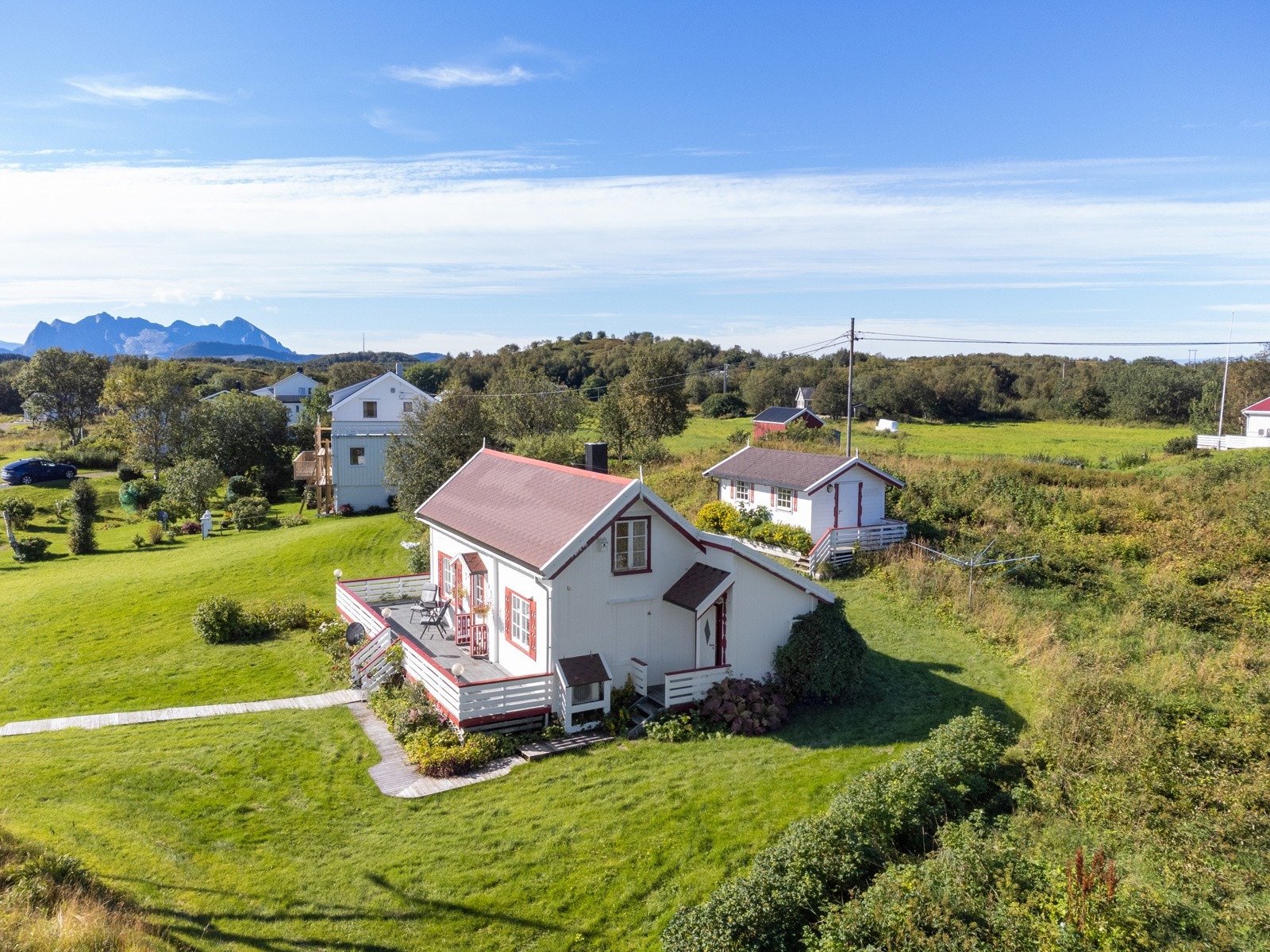 Fritidsbolig med arealer over 1 plan og loft. Galleribilde