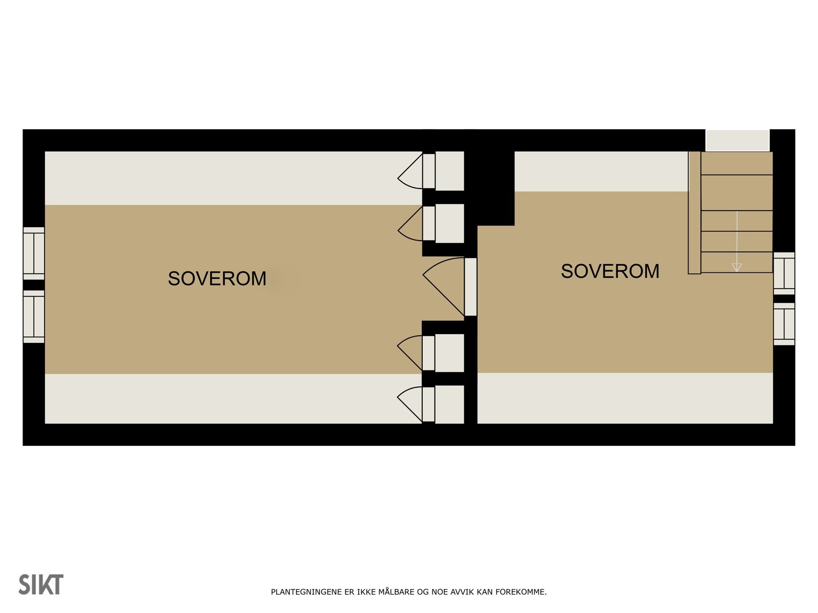 Plantegning loft Galleribilde
