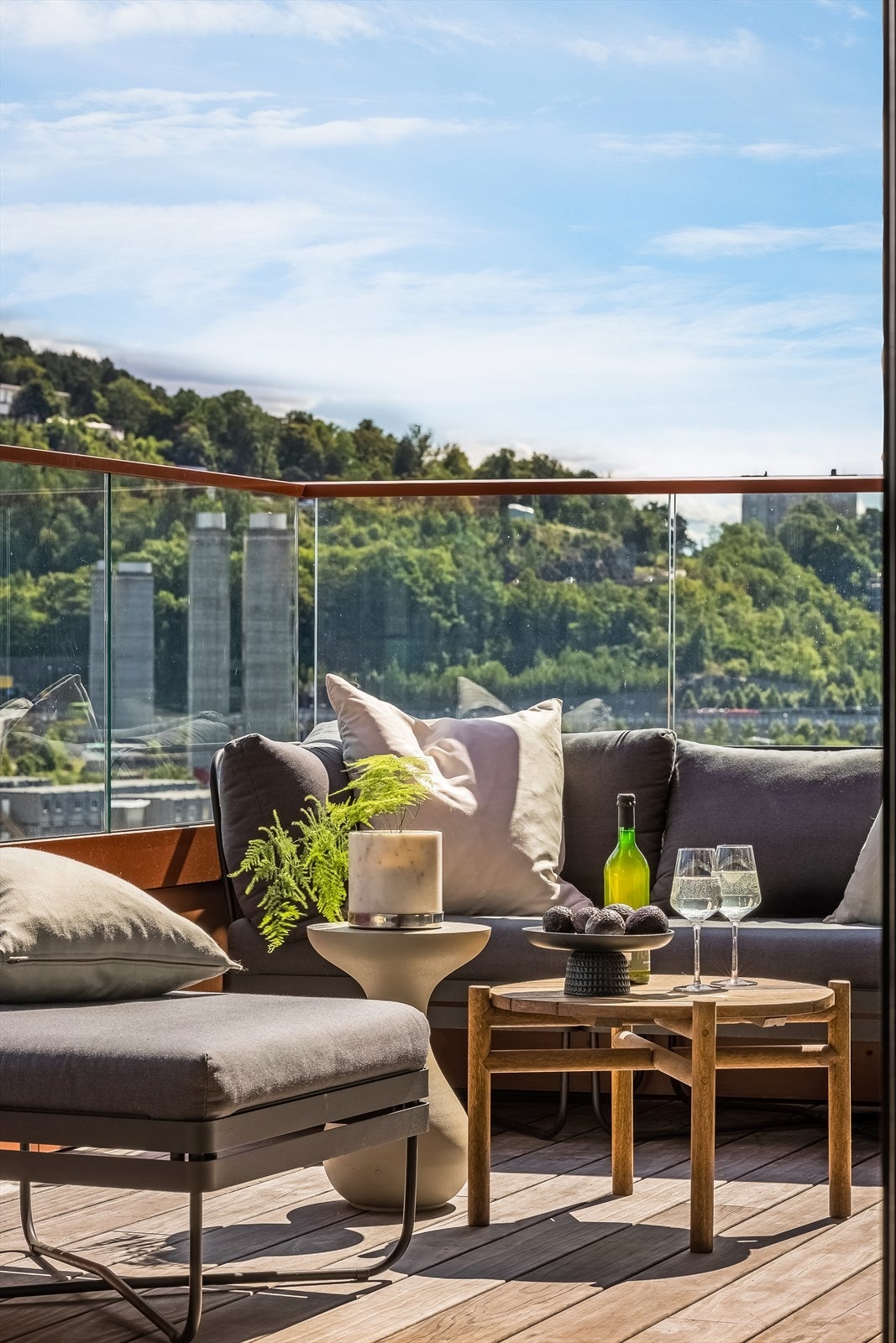 Det er også god plass til utemøblement. Galleribilde