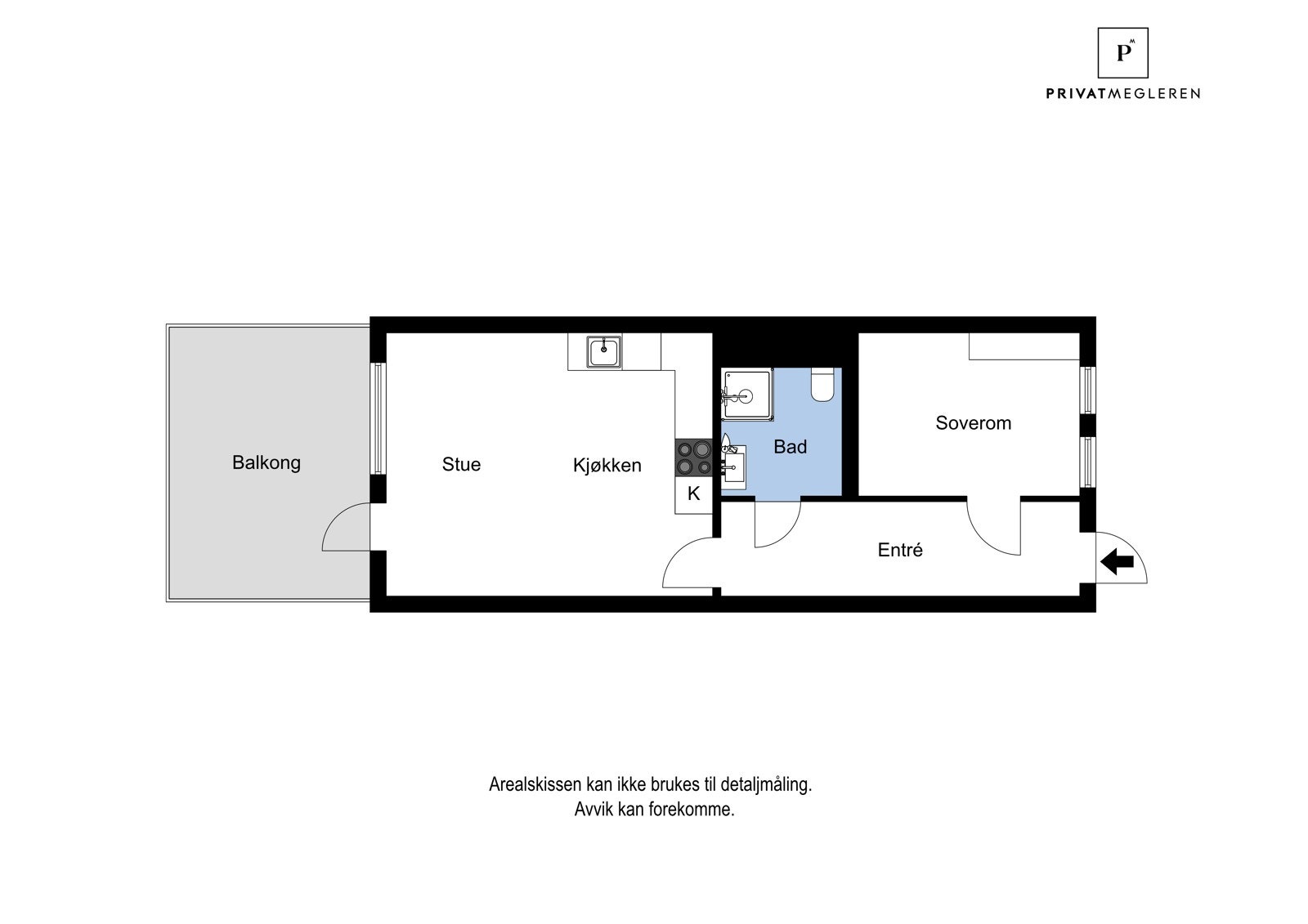 God og arealeffektiv planløsning Galleribilde