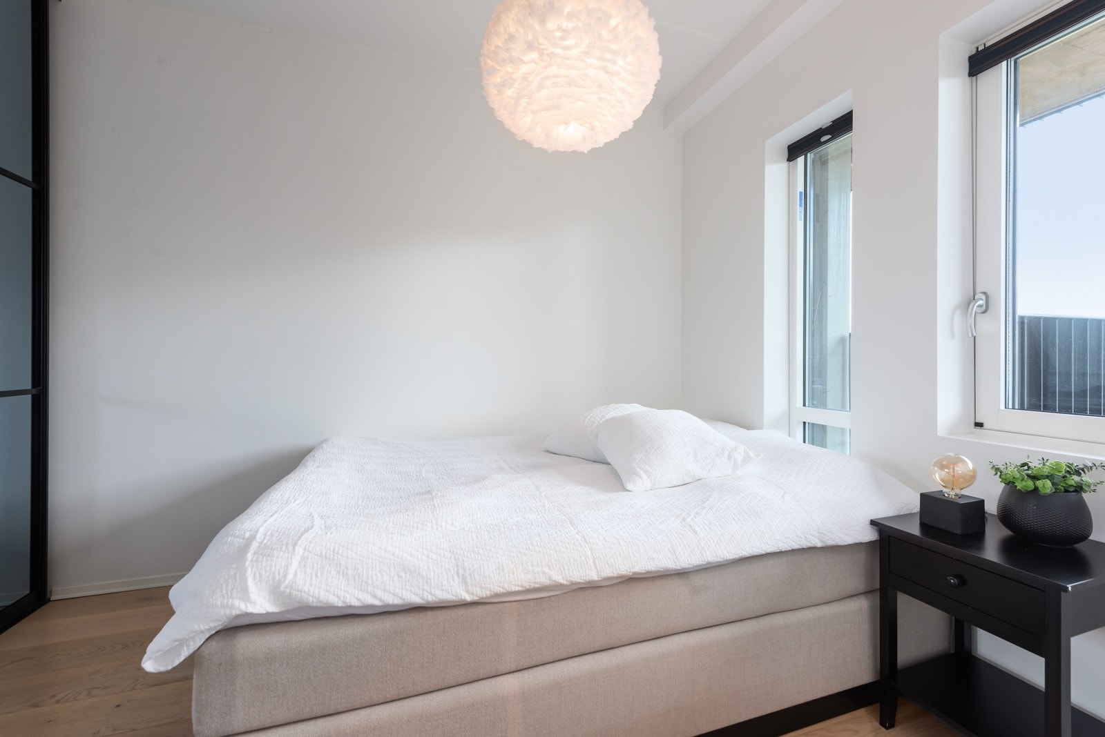 Det er god plass til dobbeltseng Galleribilde