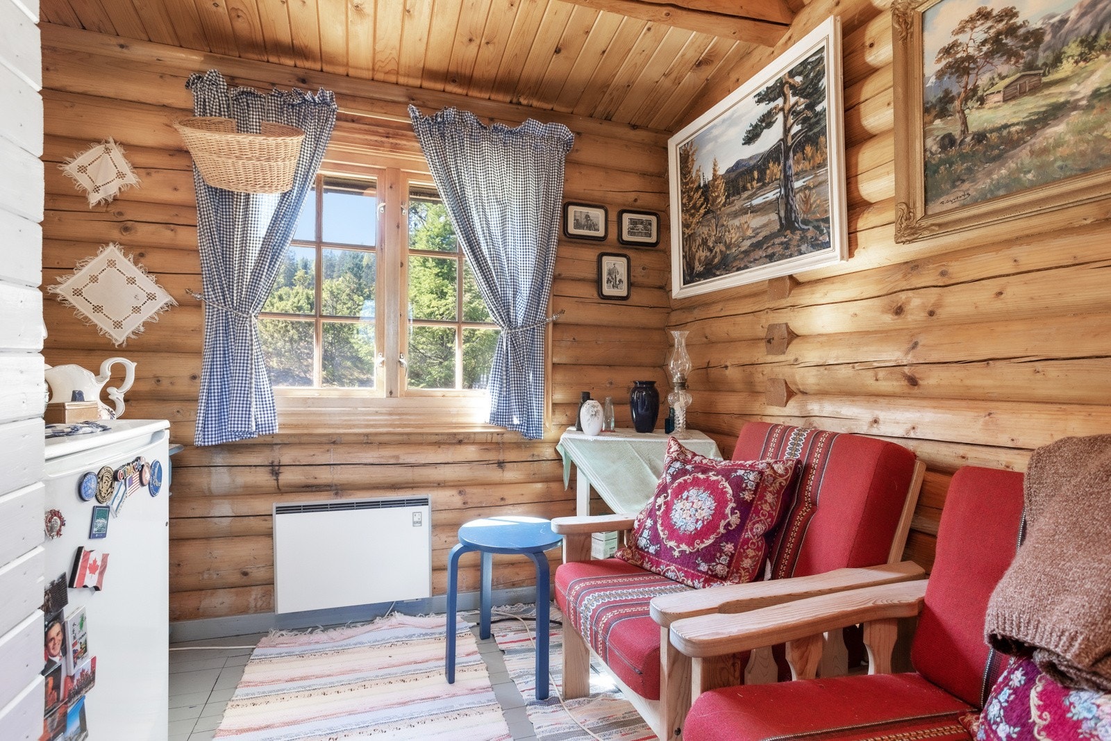 Soverommet har i de siste årene hatt flere funksjoner, men her er det plass til en fin dobbelseng Galleribilde