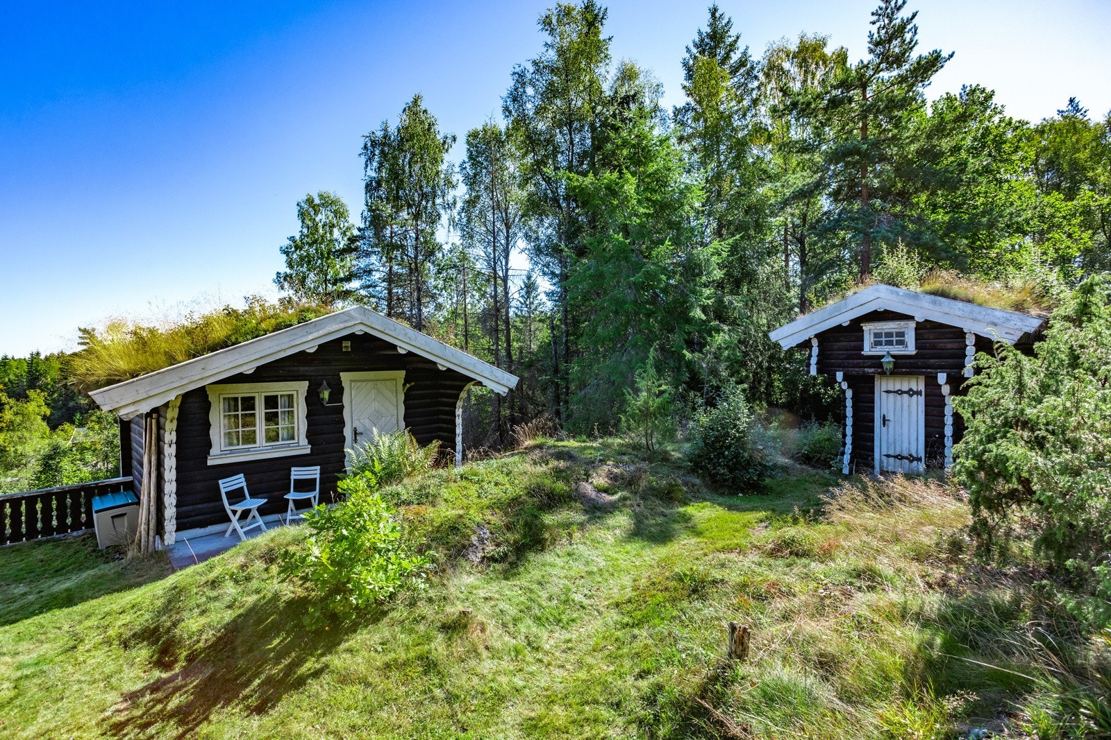Annekset (1989) har flere sengeplasser og, her har du det, det private avlukket - som seg hør og bør. Galleribilde