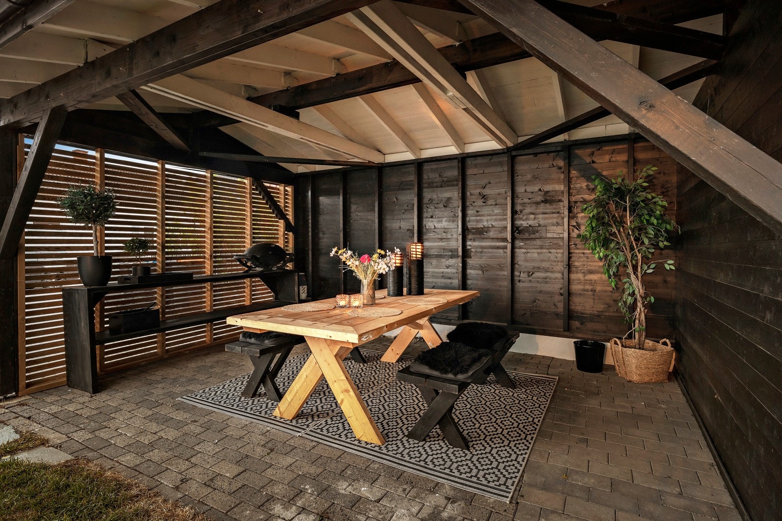 Her kan man nyte både rolige stunder og lange, sosiale kvelder. Galleribilde