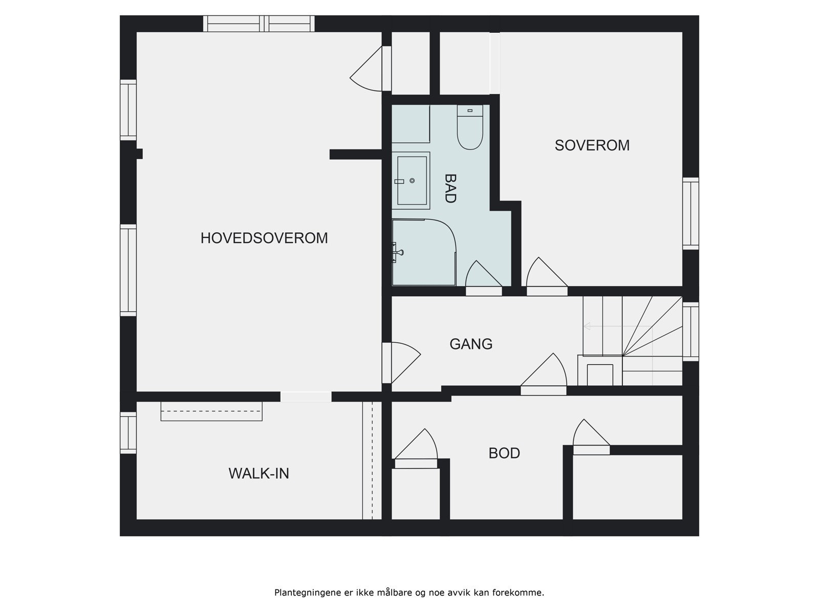 Plantegning 2. etg. Galleribilde