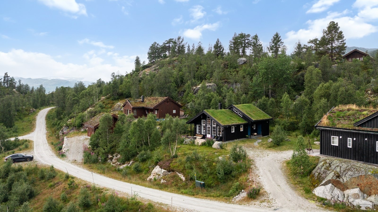 Eiendommen og hytta er meget velholdt Galleribilde