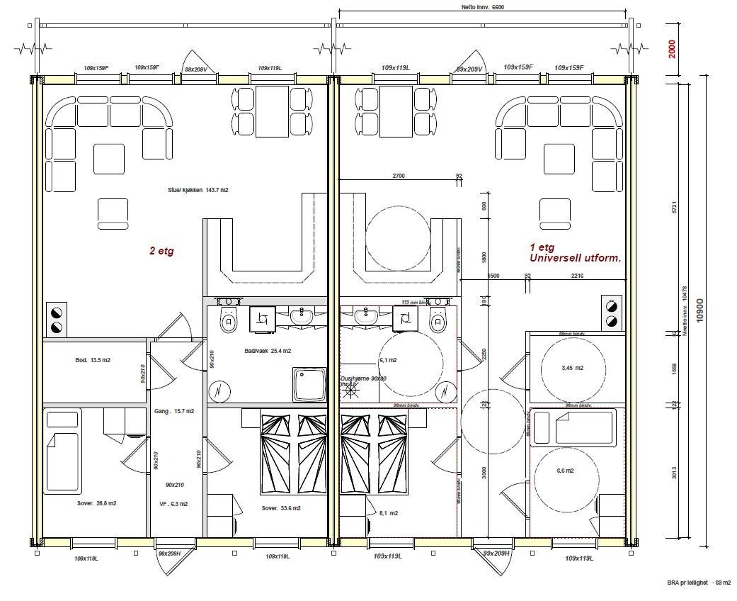 Planskisse. Galleribilde