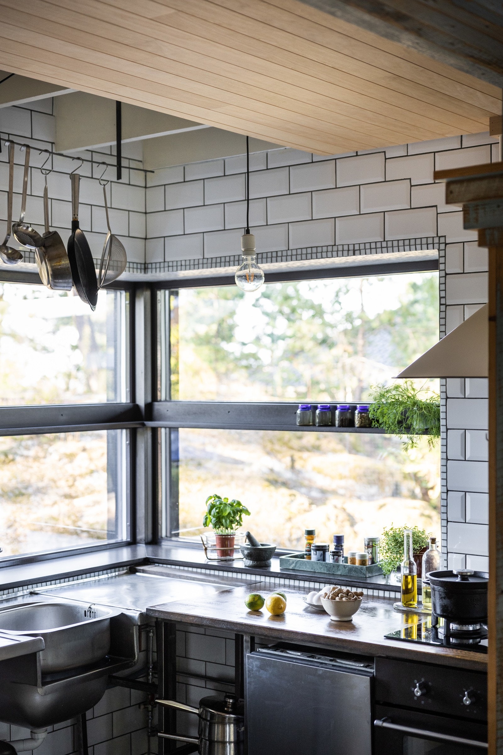 Utsyn til naturskjønne omgivelser. Galleribilde