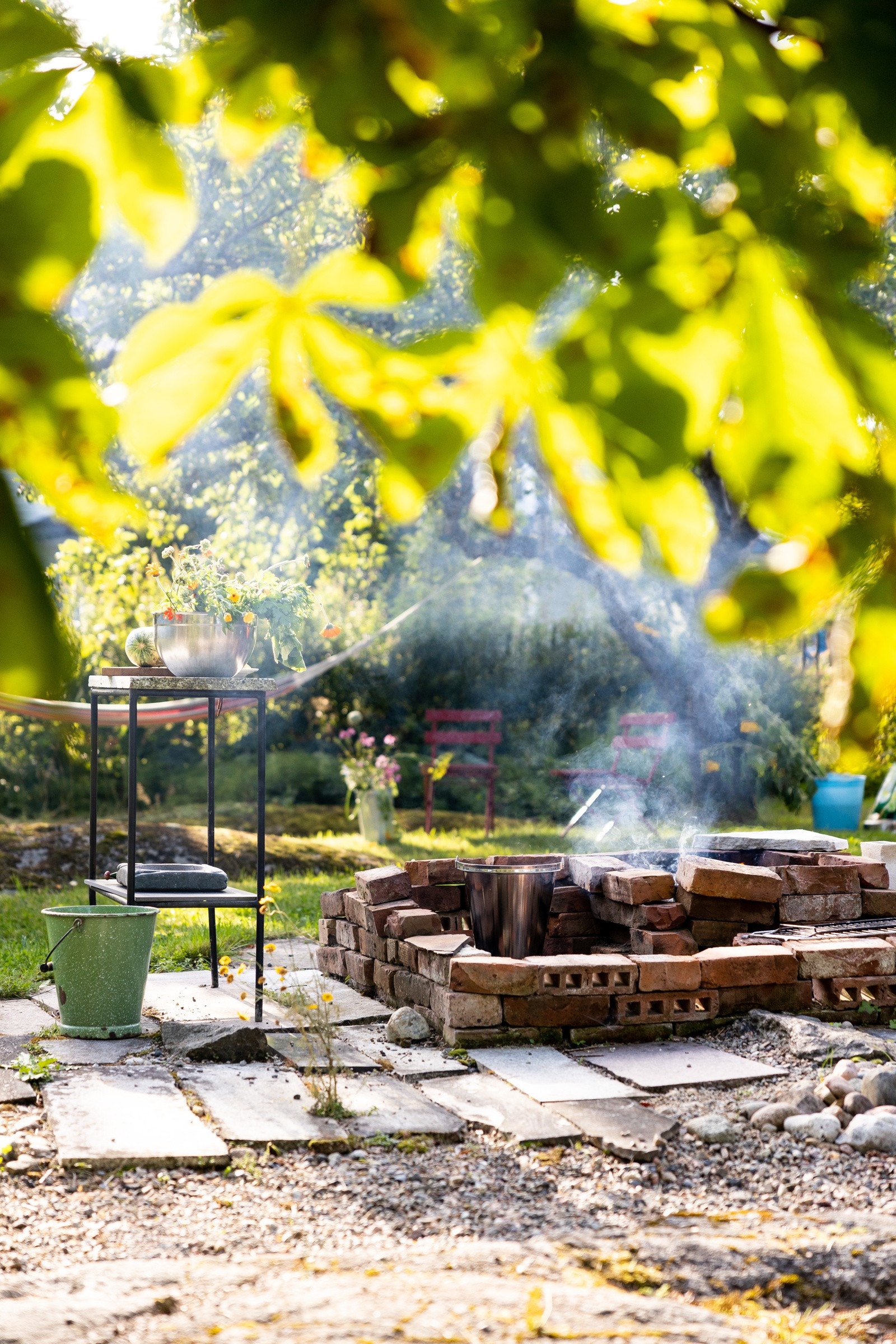 Hyggelig grillplass. Galleribilde