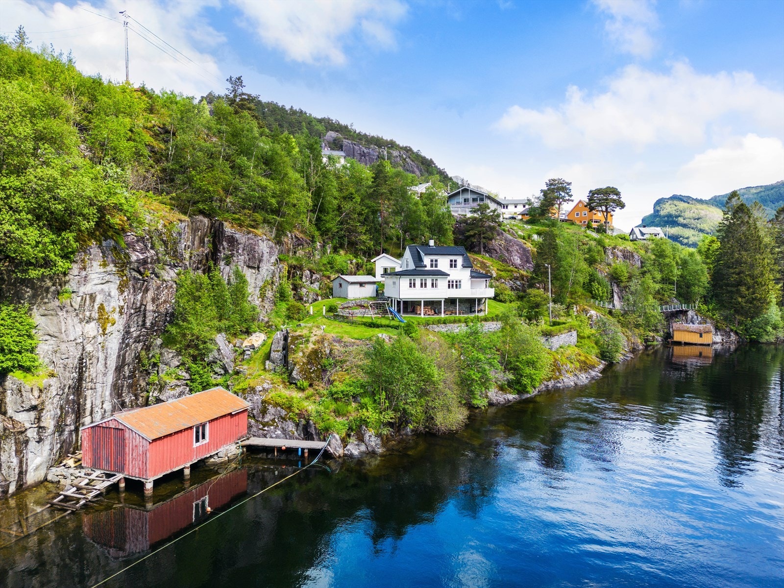 Her har man hele fjorden for sine føtter Galleribilde