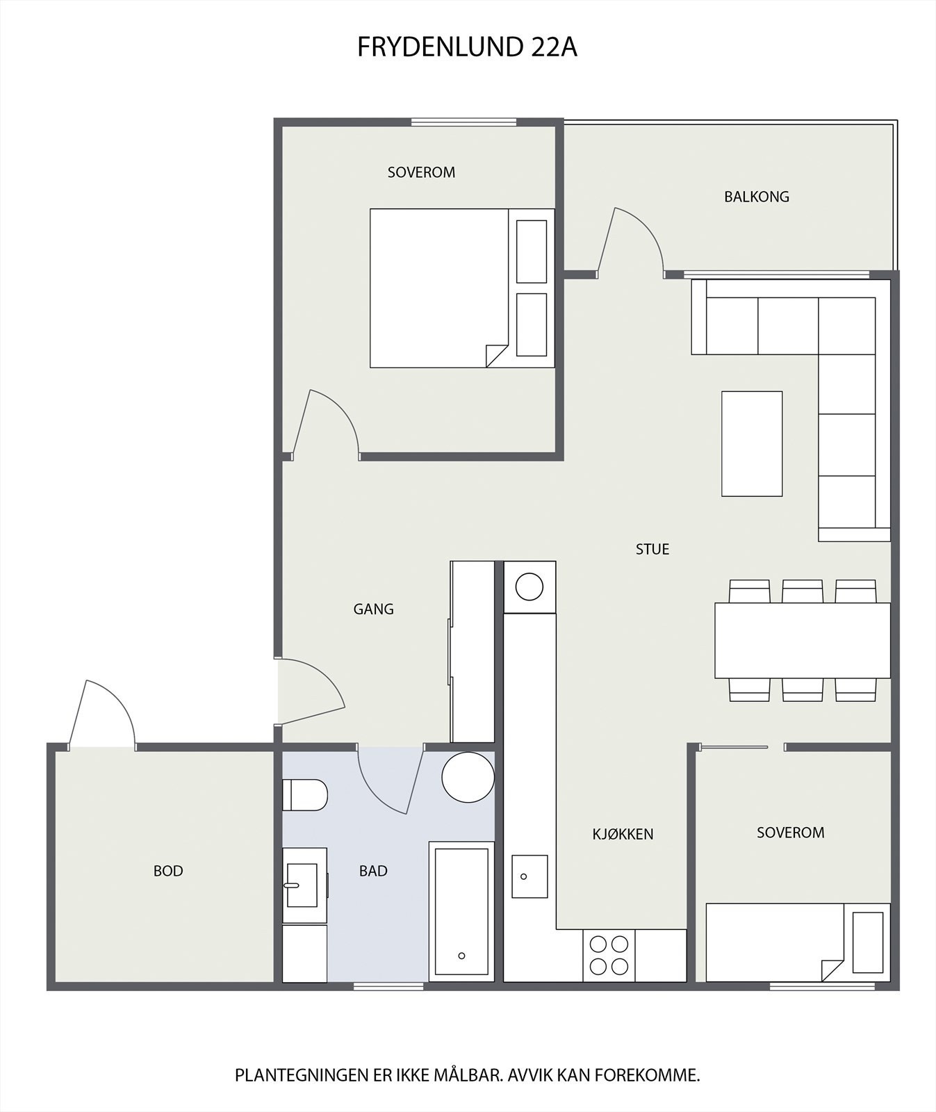 Plantegning Galleribilde