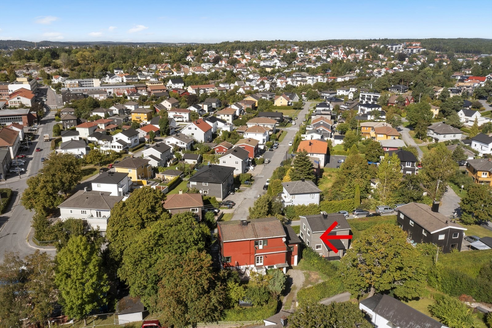 Oversiktsbilde mot vest Galleribilde