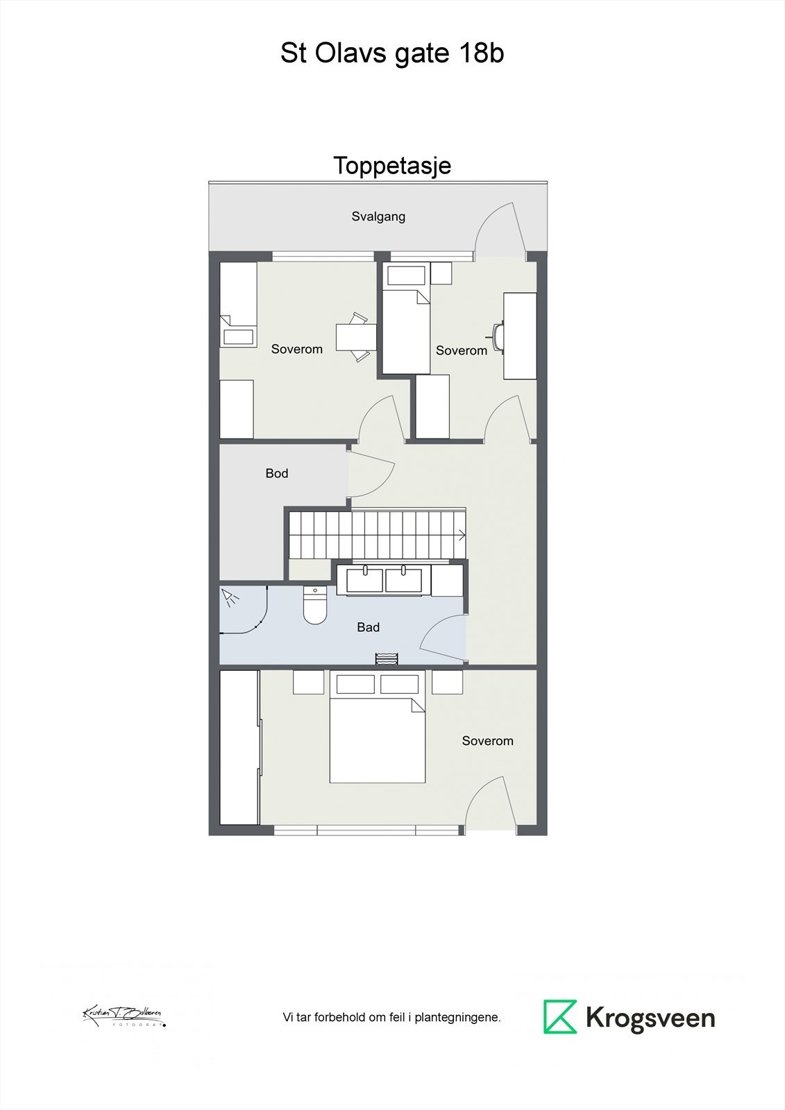 St Olavs gate 18b - 6 etg. Galleribilde