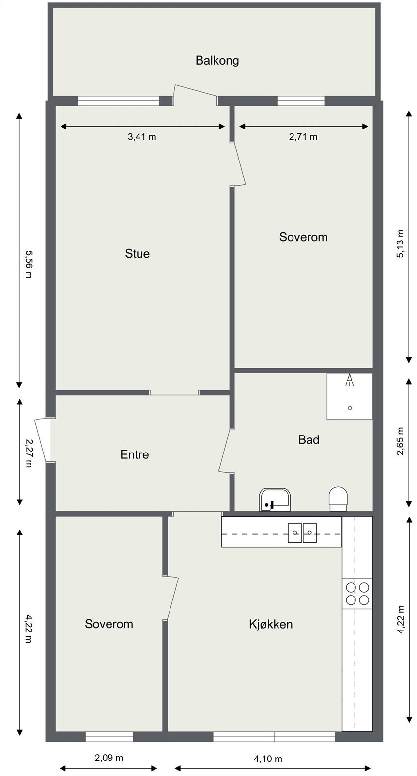 Plantegning. Galleribilde