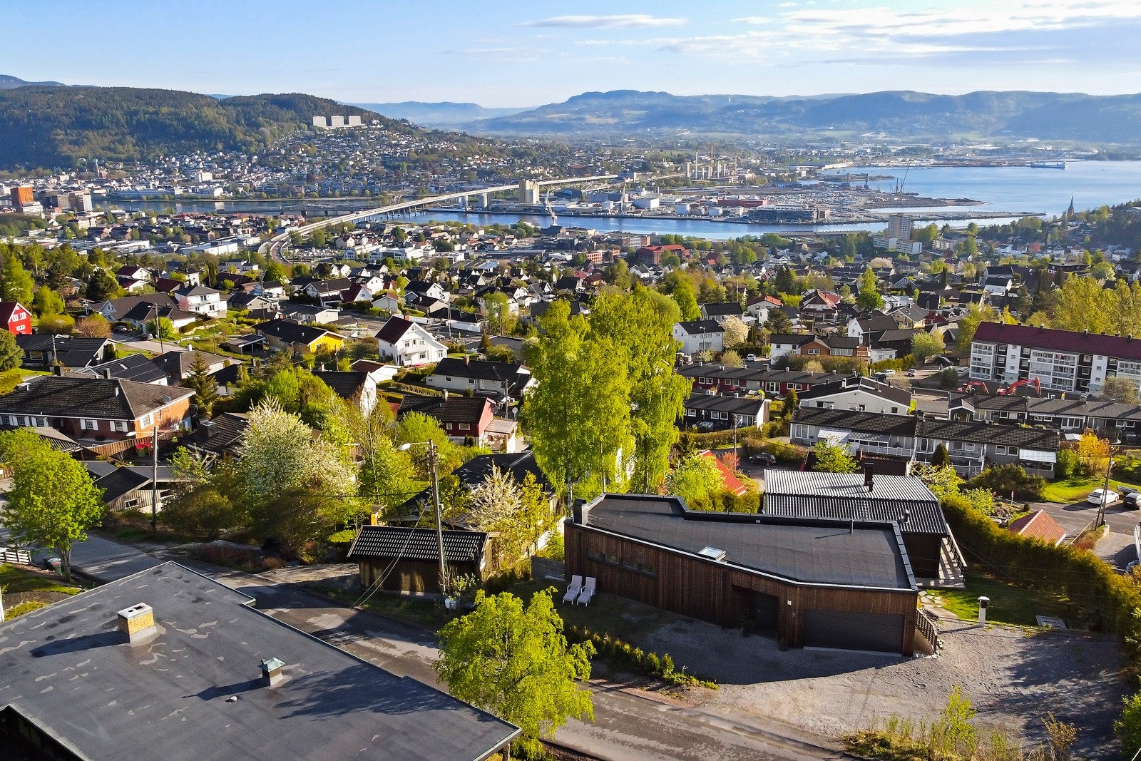 Beliggende med panoramutsikt på Galterud i Drammen. Galleribilde