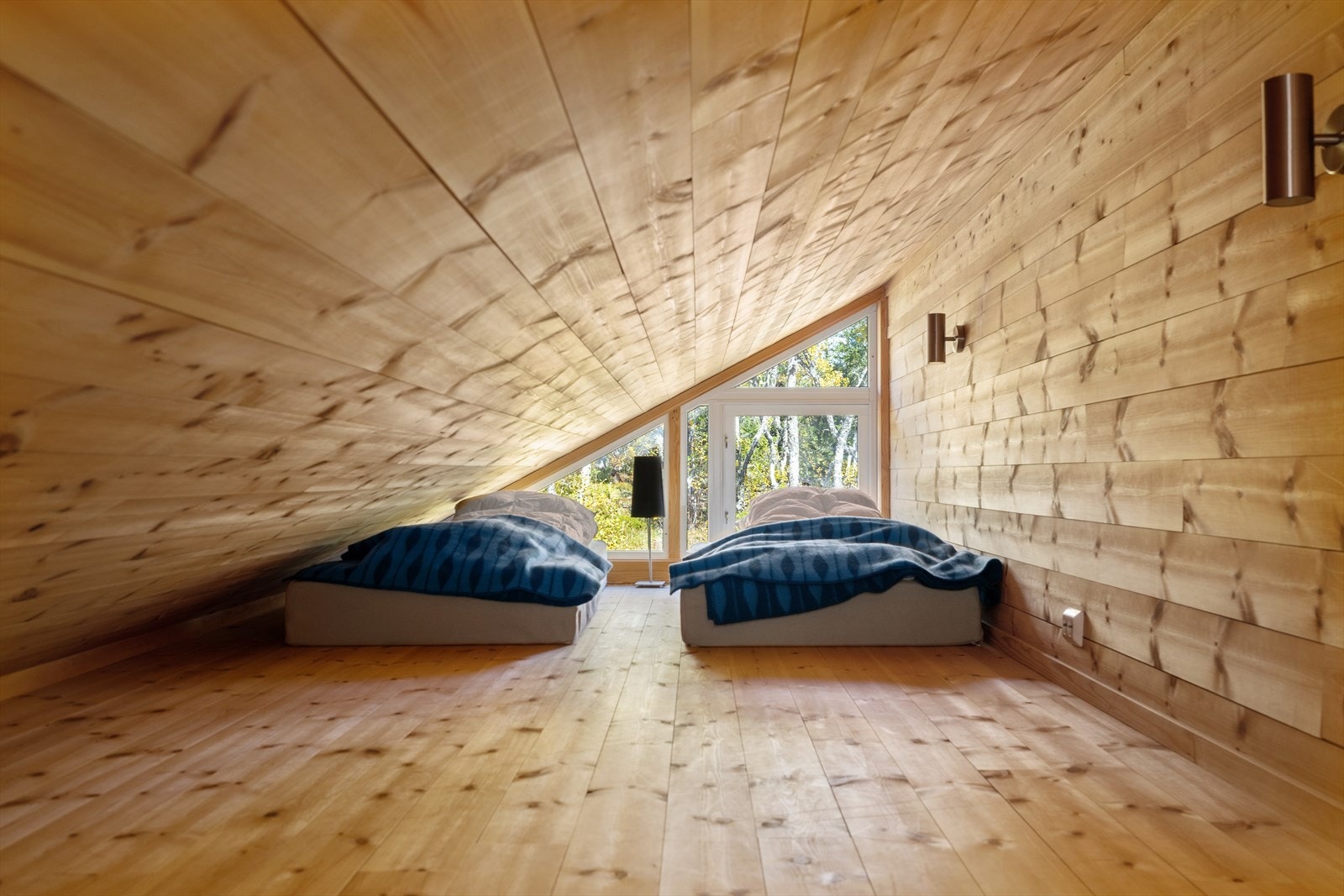 Hems med soveplasser. Hems er ikke godkjent rom for varig opphold Galleribilde