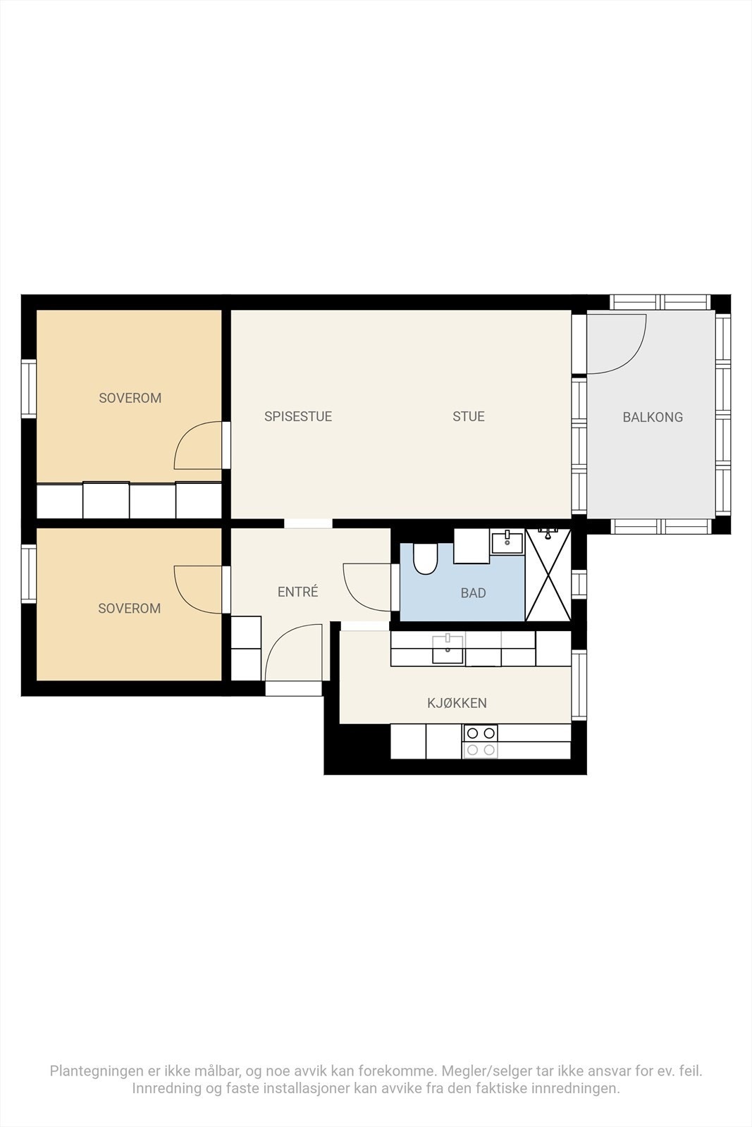 Plantegning Galleribilde