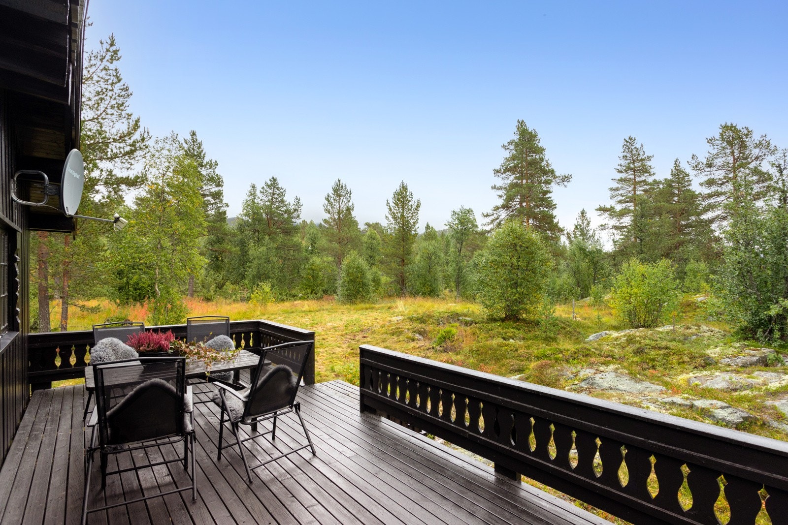 Nydelig terrasse mot sør og vest. Galleribilde