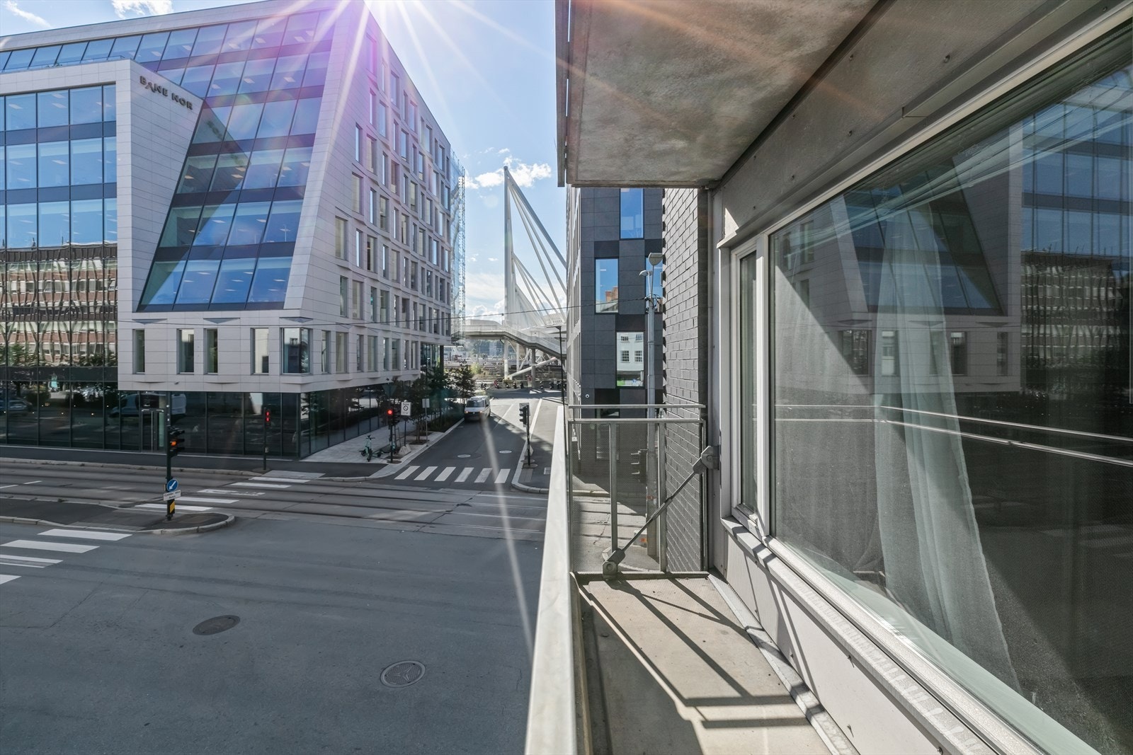 Her er det plass til mindre sittegruppe med tilhørende møblement. Galleribilde