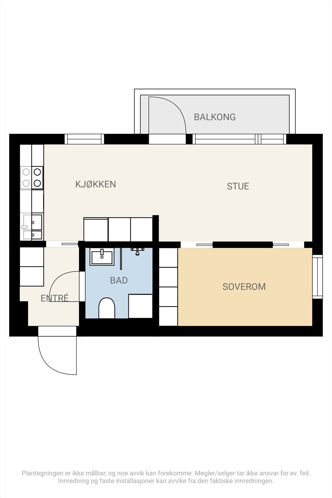 Plantegning - Platous gate 33 Galleribilde