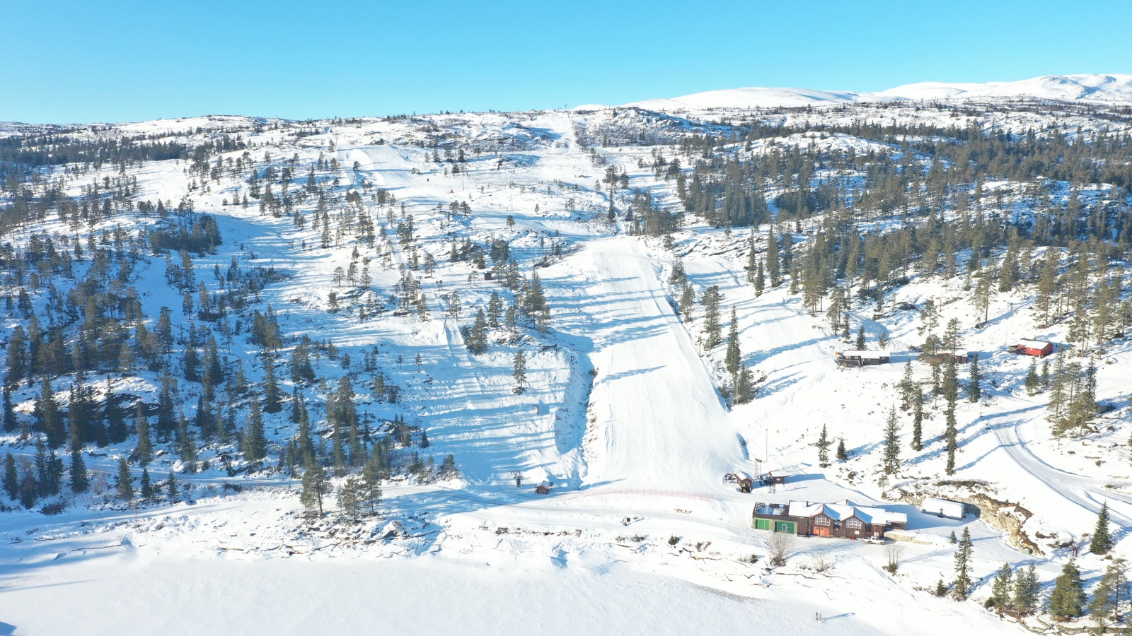Skisenter i nærheten av tomt Galleribilde