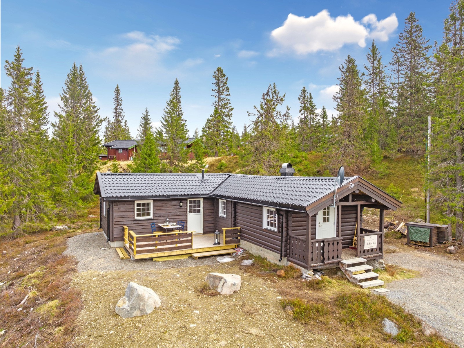 Velkommen til denne koselige hytta på Rømåsen. Galleribilde