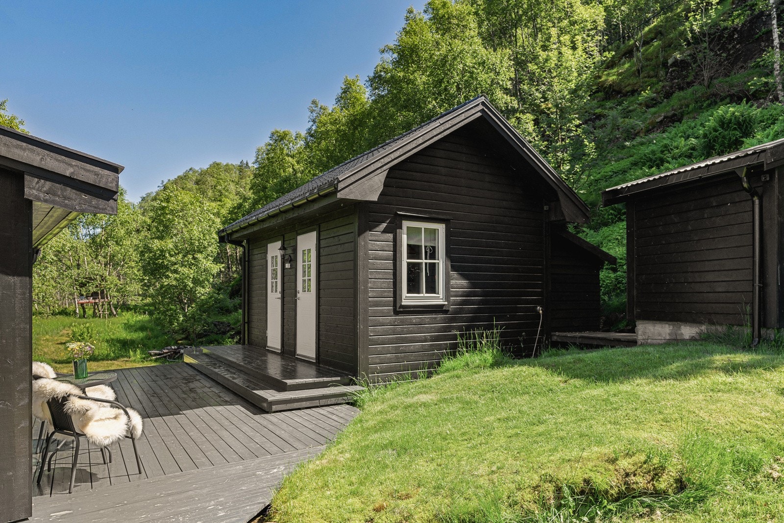 Annekset har et soverom og bod Galleribilde