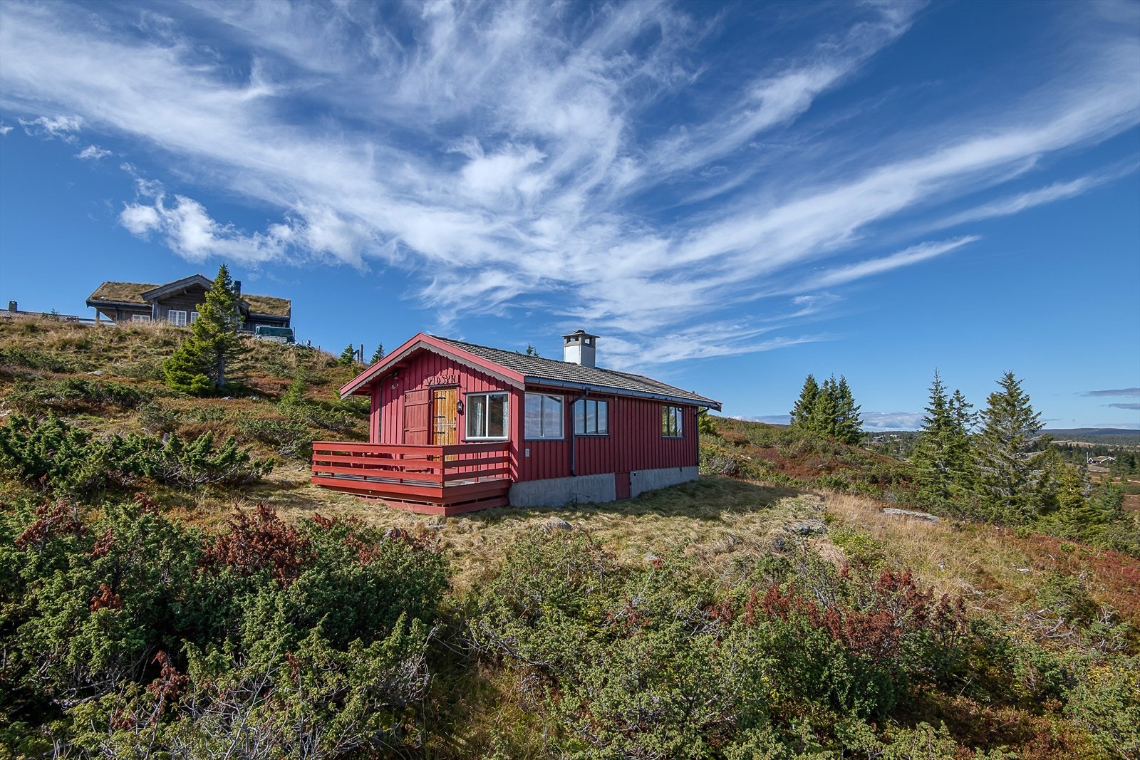 Hytta ligger nydelige omgivelser på Storåsen med en utrolig flott utsikt! Galleribilde