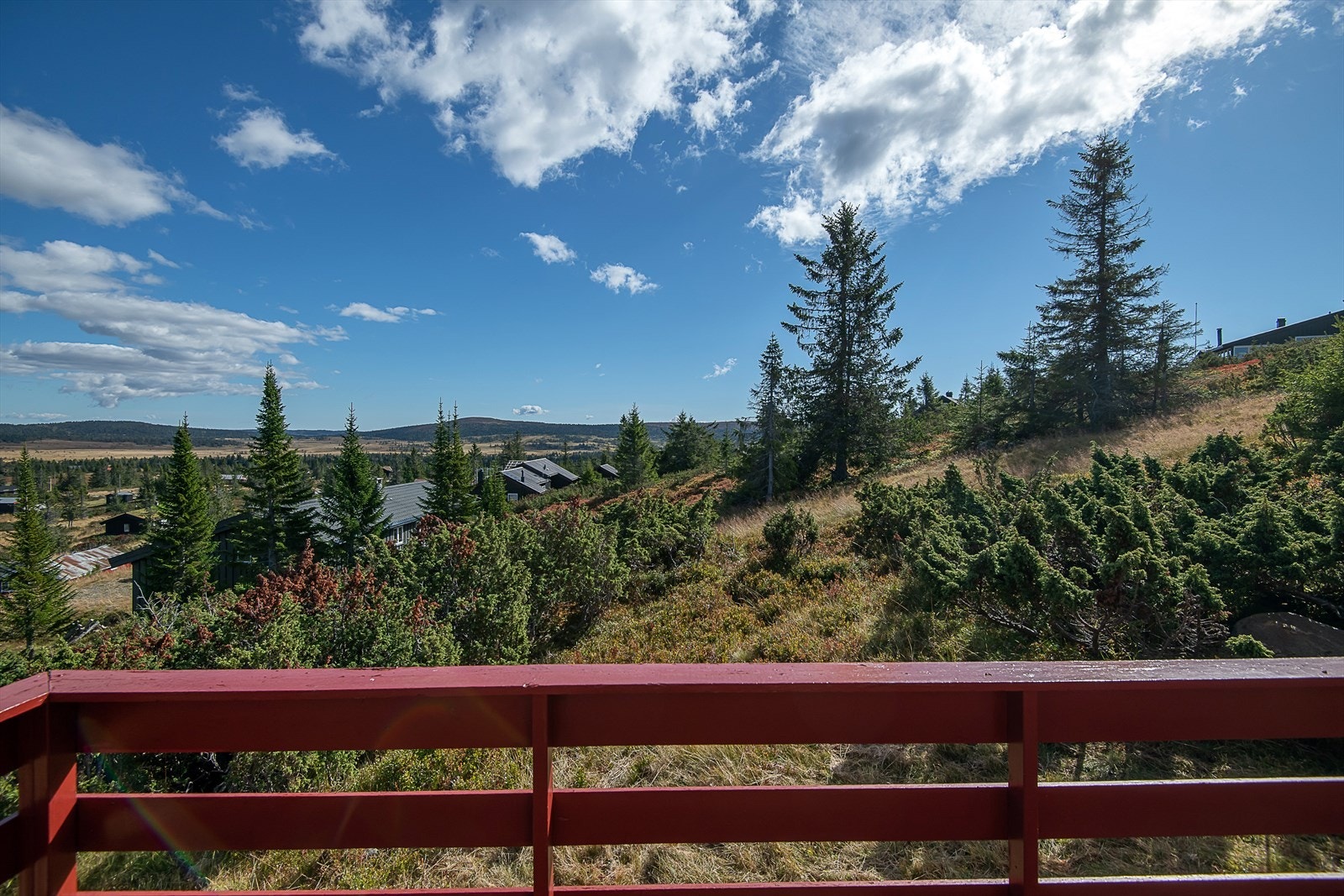 Utsikt fra åpen terrasse. Galleribilde
