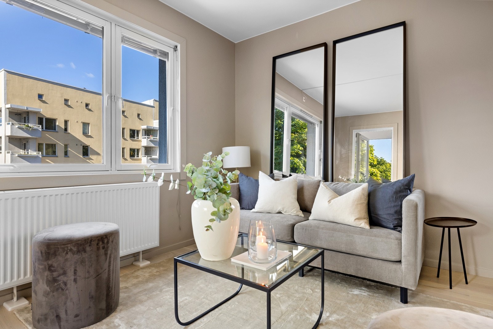 Radiatorene er byttet i nyere tid. Galleribilde