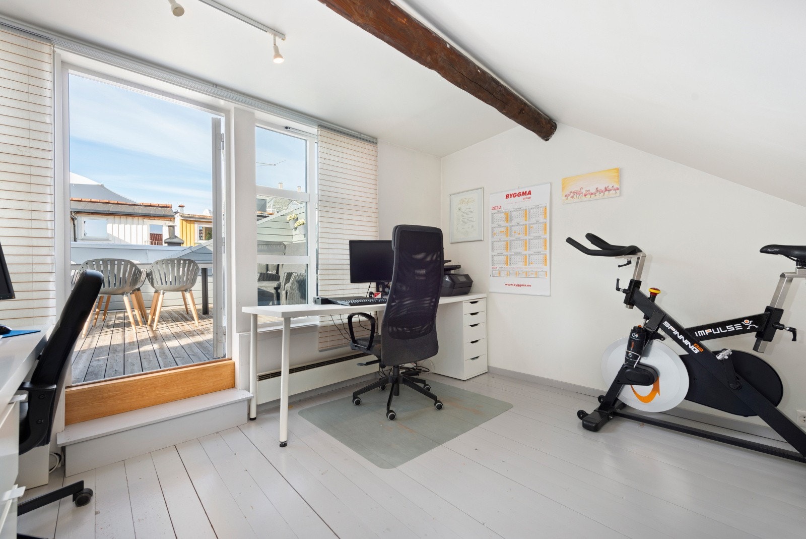 Soverom/kontor. Galleribilde