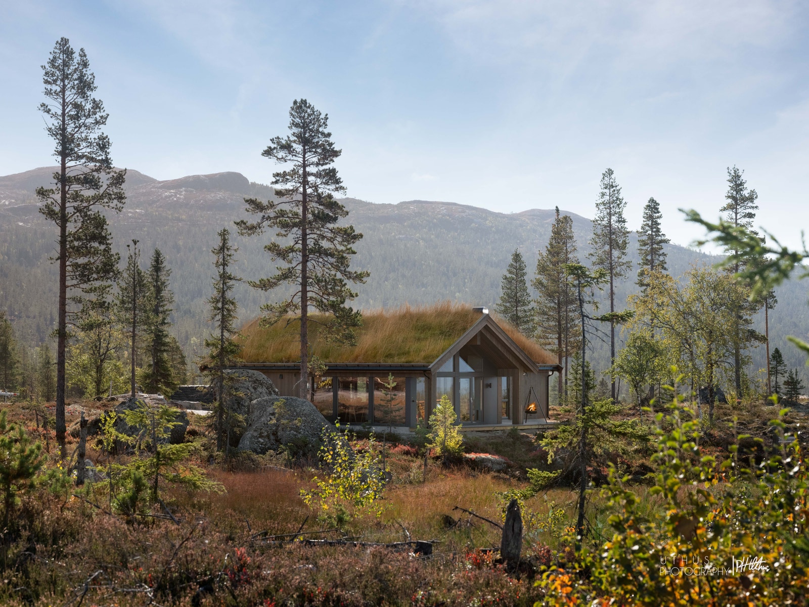 Sjemmedalhytta Tyri vinkel 123. Illustrasjonsfoto fra tilsvarende hytte Galleribilde